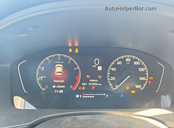 2HGFE2F50SH570574 2025 HONDA CIVIC Silver Widok zestawu wskaźników