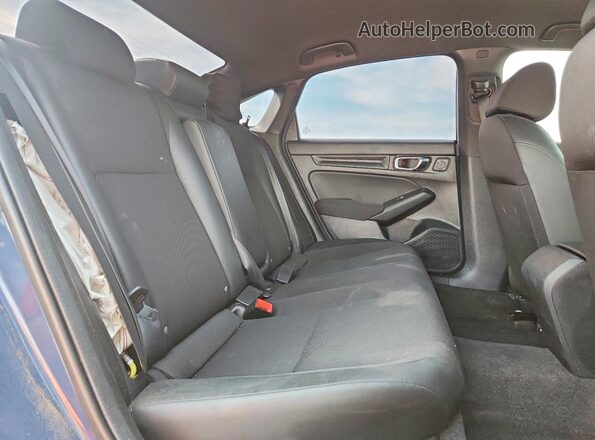 2HGFE2F50TH507928 2026 HONDA CIVIC Blue Vista de los asientos traseros