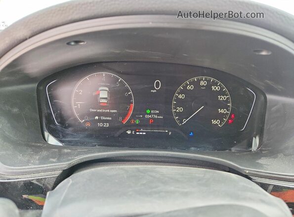 2HGFE2F51RH532135 2024 HONDA CIVIC Blue Widok zestawu wskaźników