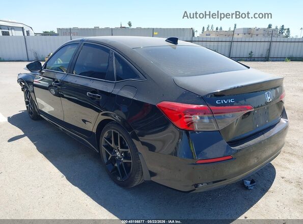 2HGFE2F52NH518853 2022 HONDA CIVIC Black Задня ліва чверть