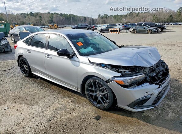 2HGFE2F52NH575344 2022 HONDA CIVIC Silver Przód prawy