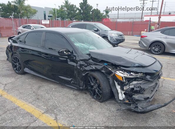 2HGFE2F52RH521256 2024 HONDA CIVIC Black Передня права чверть