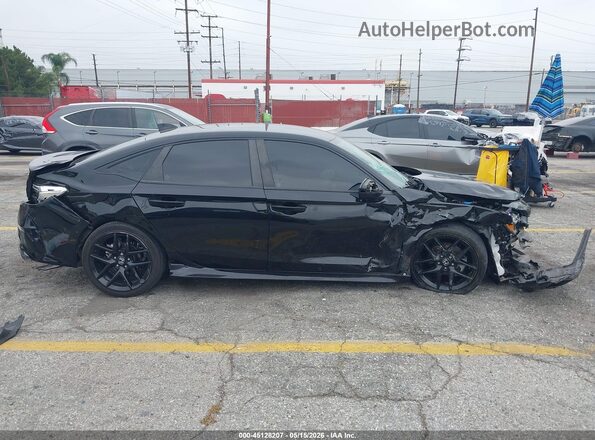 2HGFE2F52RH521256 2024 HONDA CIVIC Black Вид задньої частини салону
