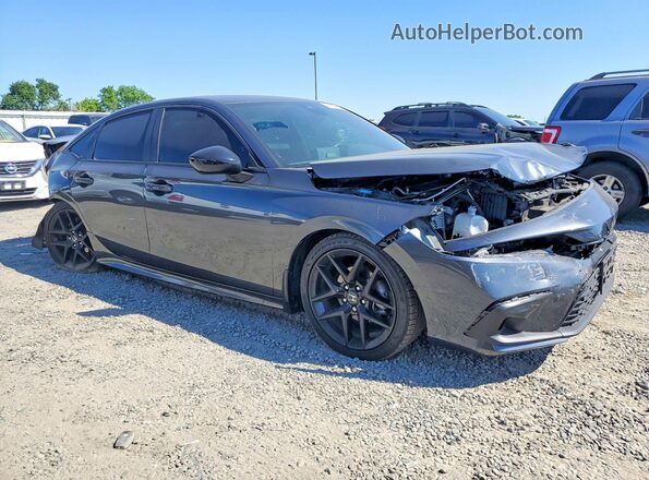 2HGFE2F52RH568383 2024 HONDA CIVIC Угольный Передняя правая четверть