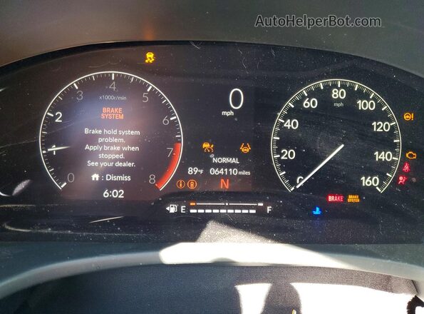 2HGFE2F52RH568383 2024 HONDA CIVIC Угольный Вид щитка приборов