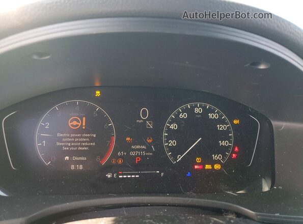 2HGFE2F52SH530996 2025 HONDA CIVIC Blue Widok zestawu wskaźników