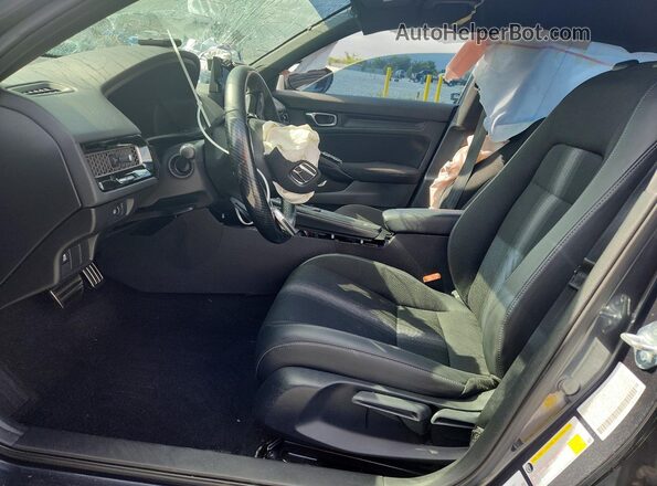 2HGFE2F52SH542744 2025 HONDA CIVIC Gray Вид салону спереду
