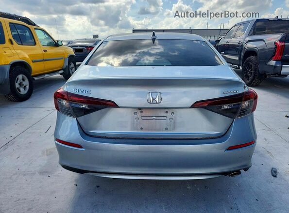 2HGFE2F52SH542792 2025 HONDA CIVIC Silver Widok z tyłu