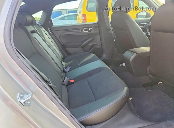 2HGFE2F52SH542792 2025 HONDA CIVIC Silver Widok tylnych siedzeń