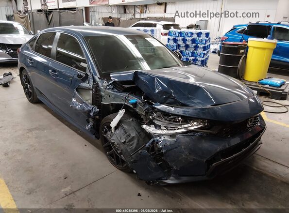 2HGFE2F52SH559298 2025 HONDA CIVIC Blue წინა მარჯვენა