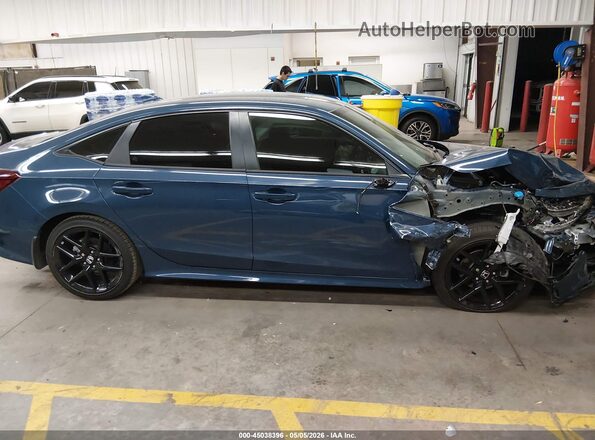 2HGFE2F52SH559298 2025 HONDA CIVIC Blue უკანა სალონის ხედი