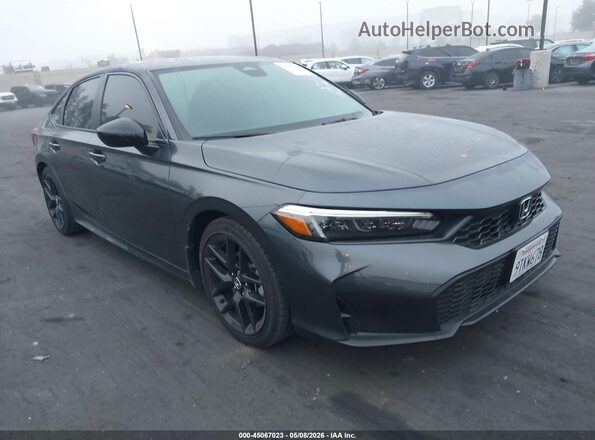 2HGFE2F52SH574884 2025 HONDA CIVIC Gray Przód prawy