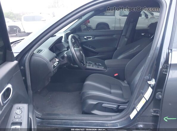 2HGFE2F52SH574884 2025 HONDA CIVIC Gray Widok wnętrza z przodu