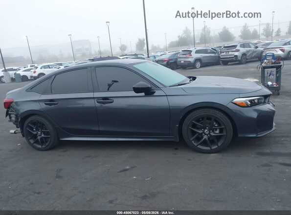 2HGFE2F52SH574884 2025 HONDA CIVIC Gray Widok wnętrza 360 stopni