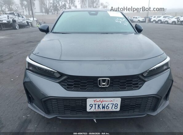 2HGFE2F52SH574884 2025 HONDA CIVIC Gray Widok wnętrza z tyłu