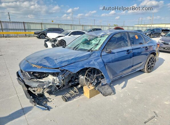 2HGFE2F52TH533947 2026 HONDA CIVIC Blue წინა მარცხენა ხედი სამი მეოთხედიდან