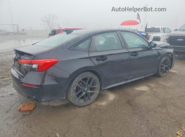 2HGFE2F53NH518909 2022 HONDA CIVIC Black უკანა მარჯვენა