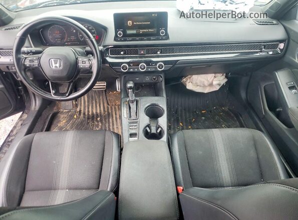 2HGFE2F53NH518909 2022 HONDA CIVIC Black წინა პანელის ხედი