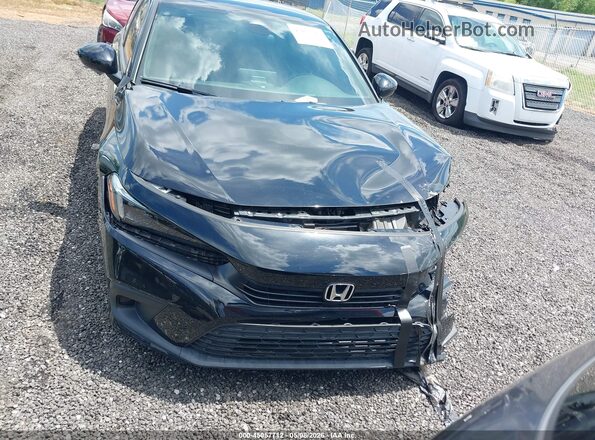 2HGFE2F53NH575823 2022 HONDA CIVIC Black Widok zestawu wskaźników