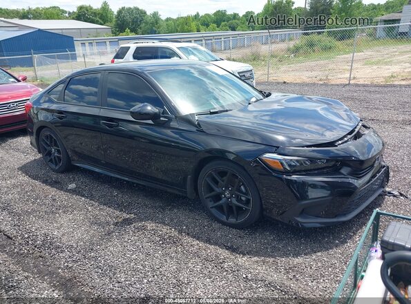 2HGFE2F53NH575823 2022 HONDA CIVIC Black Przód prawy