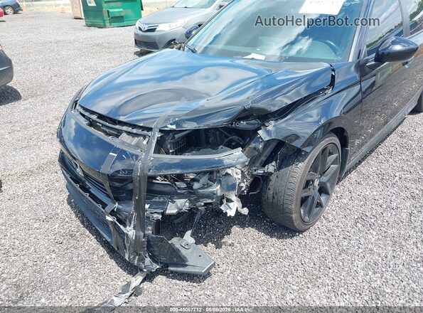 2HGFE2F53NH575823 2022 HONDA CIVIC Black Widok z przodu