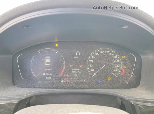 2HGFE2F53PH109277 2023 HONDA CIVIC White Widok zestawu wskaźników