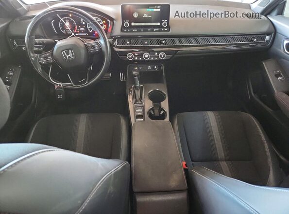 2HGFE2F53PH508738 2023 HONDA CIVIC Gray Widok deski rozdzielczej