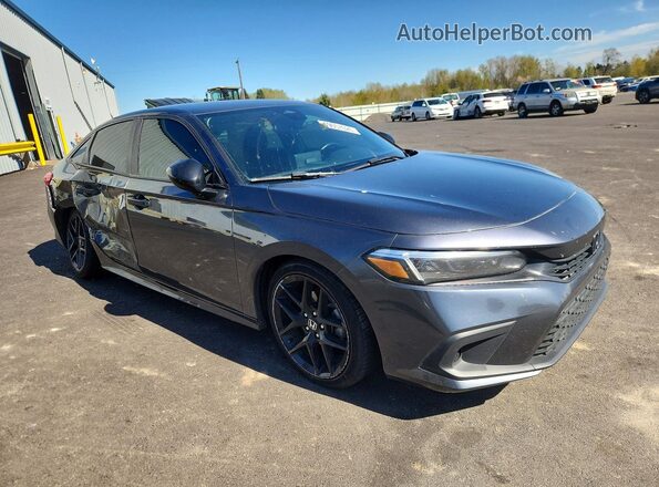 2HGFE2F53PH522199 2023 HONDA CIVIC Серый Передняя правая четверть