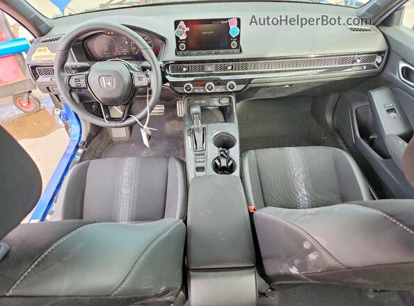 2HGFE2F53RH509777 2024 HONDA CIVIC Blue Widok deski rozdzielczej