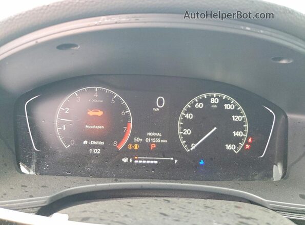 2HGFE2F53SH576983 2025 HONDA CIVIC Blue Widok zestawu wskaźników