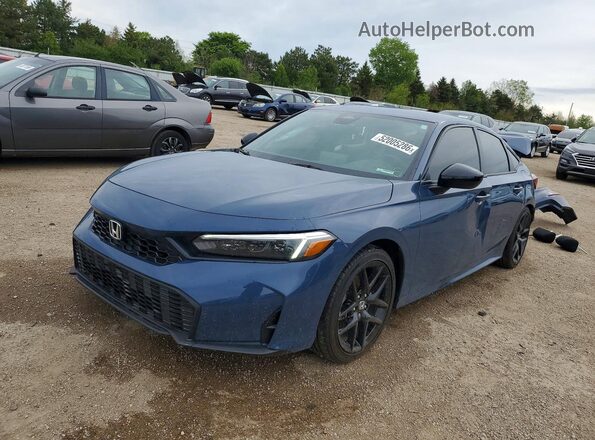 2HGFE2F53SH576983 2025 HONDA CIVIC Blue Przód lewy