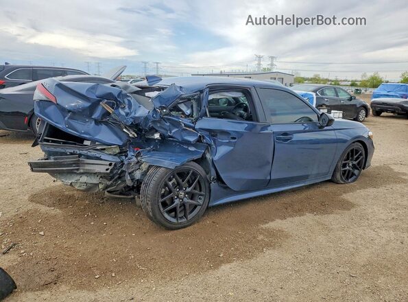 2HGFE2F53SH576983 2025 HONDA CIVIC Blue Tył prawy