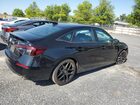 2025 Honda Civic Black vin: 2HGFE2F53SH600201 Damage: Right Qtr Panel, Chipped, 2