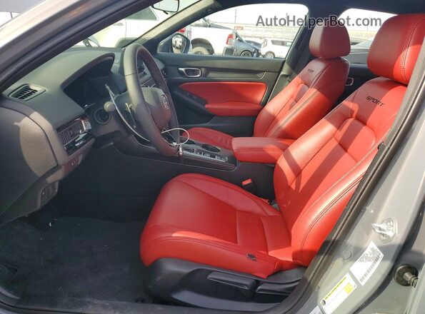 2HGFE2F53TH525713 2026 HONDA CIVIC Gray Front interior view