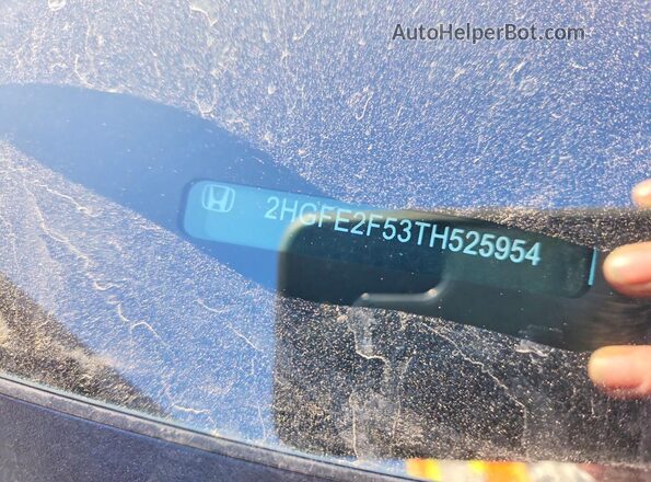 2HGFE2F53TH525954 2026 HONDA CIVIC Серый Вид подкапотного пространства