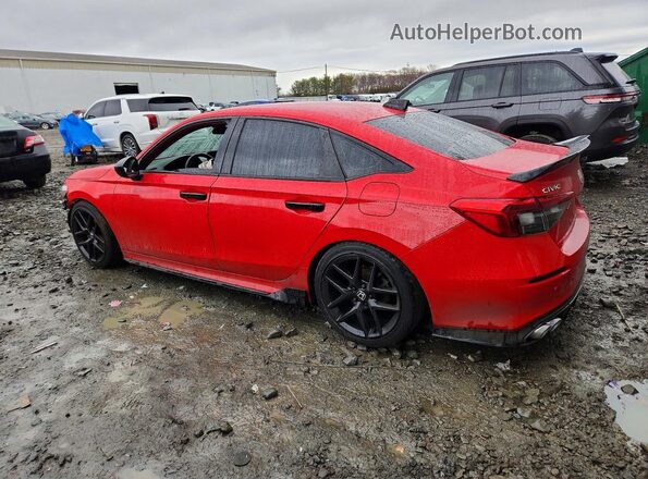 2HGFE2F54NH501715 2022 HONDA CIVIC Red Tył lewy