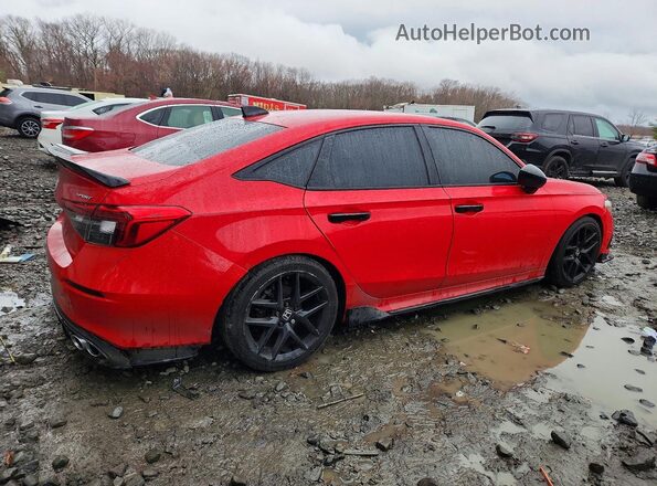 2HGFE2F54NH501715 2022 HONDA CIVIC Red Tył prawy