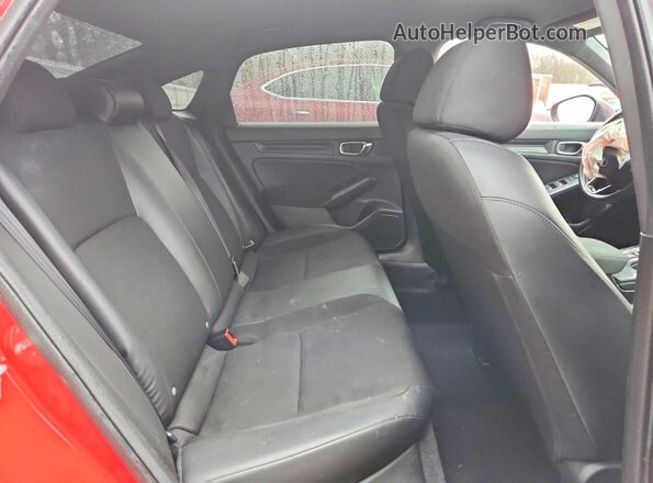 2HGFE2F54NH501715 2022 HONDA CIVIC Red Widok tylnych siedzeń