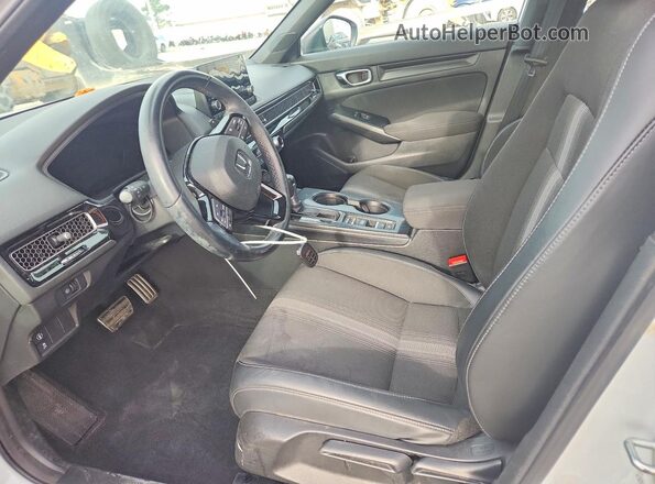 2HGFE2F54NH584465 2022 HONDA CIVIC White წინა სალონის ხედი
