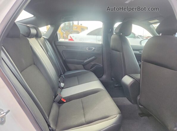 2HGFE2F54NH584465 2022 HONDA CIVIC White უკანა სავარძლების ხედი