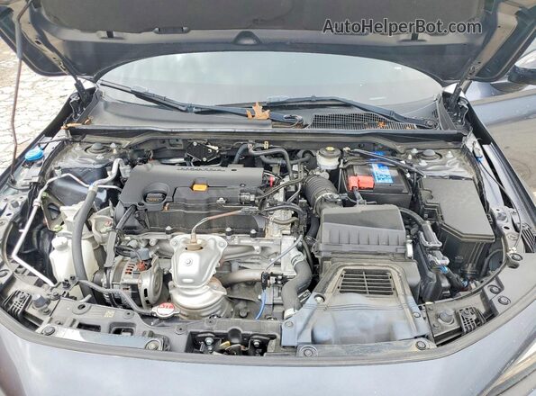 2HGFE2F54NH597751 2022 HONDA CIVIC Gray უკანა სალონის ხედი