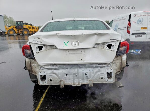 2HGFE2F54PH551632 2023 HONDA CIVIC White Widok z tyłu