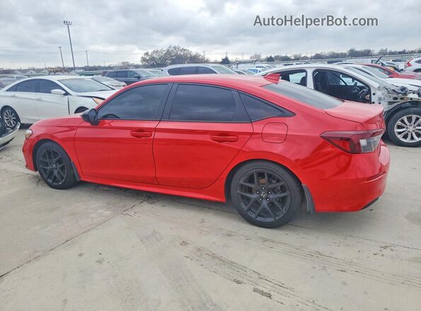 2HGFE2F54SH526951 2025 HONDA CIVIC Red Trasero izquierdo