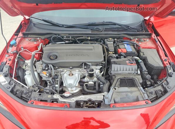 2HGFE2F54SH526951 2025 HONDA CIVIC Red Vista interior trasera