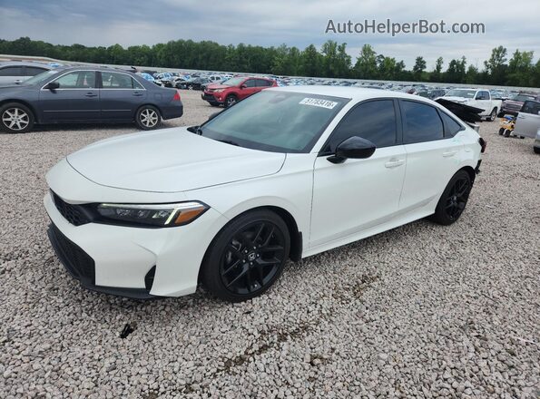 2HGFE2F54SH545239 2025 HONDA CIVIC Белый Передняя левая четверть