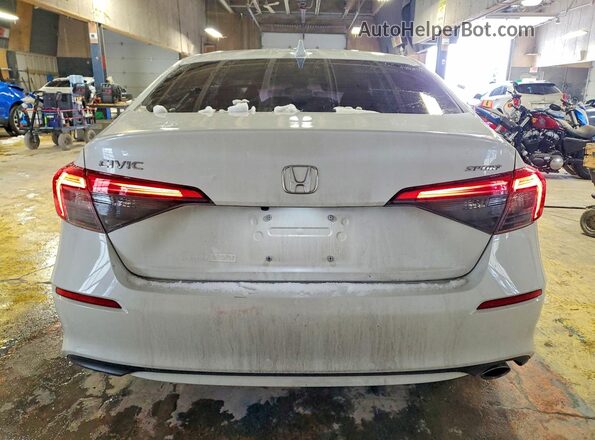 2HGFE2F55NH503246 2022 HONDA CIVIC White უკანა ხედი