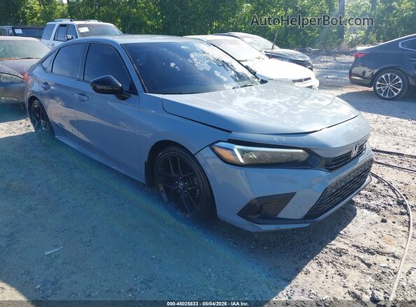 2HGFE2F55PH505078 2023 HONDA CIVIC Серый Передняя правая четверть
