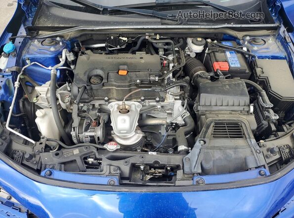 2HGFE2F55RH509683 2024 HONDA CIVIC Blue Rear interior view