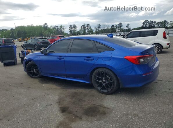 2HGFE2F55RH509683 2024 HONDA CIVIC Blue Rear left