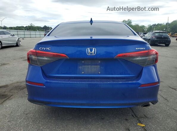 2HGFE2F55RH509683 2024 HONDA CIVIC Blue Rear view